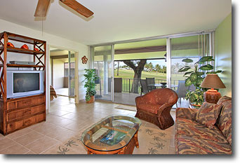 Maui Eldorado Vacation Rentals H-204 Living Area