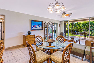 Maui Eldorado Vacation Condo K-112 Dining Area