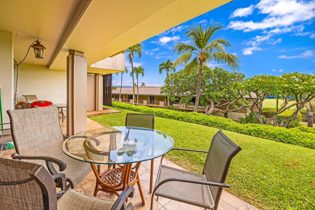 Maui Eldorado Vacation Rental K-112 Lanai